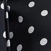 Polka-Dot Bow-Front Cuffed-Sleeve Blouse