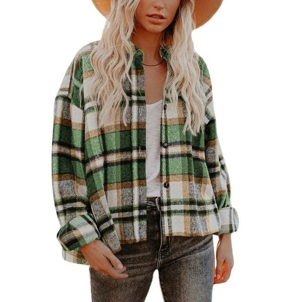 Romy Plaid Shacket