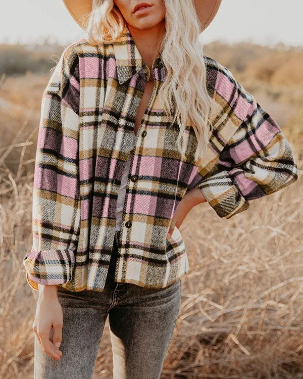 Romy Plaid Shacket