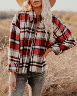 Romy Plaid Shacket