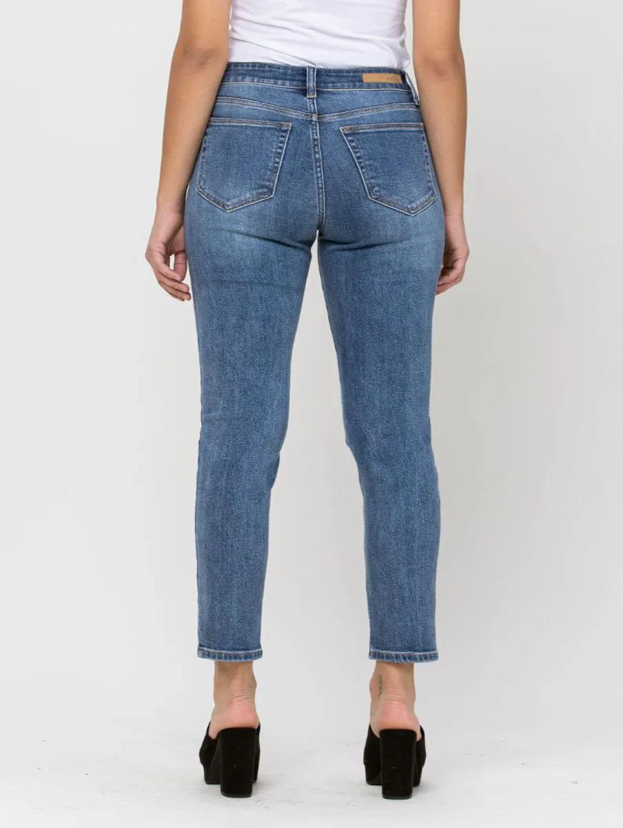 Samantha High-Rise Straight Jean by Cello Jeans