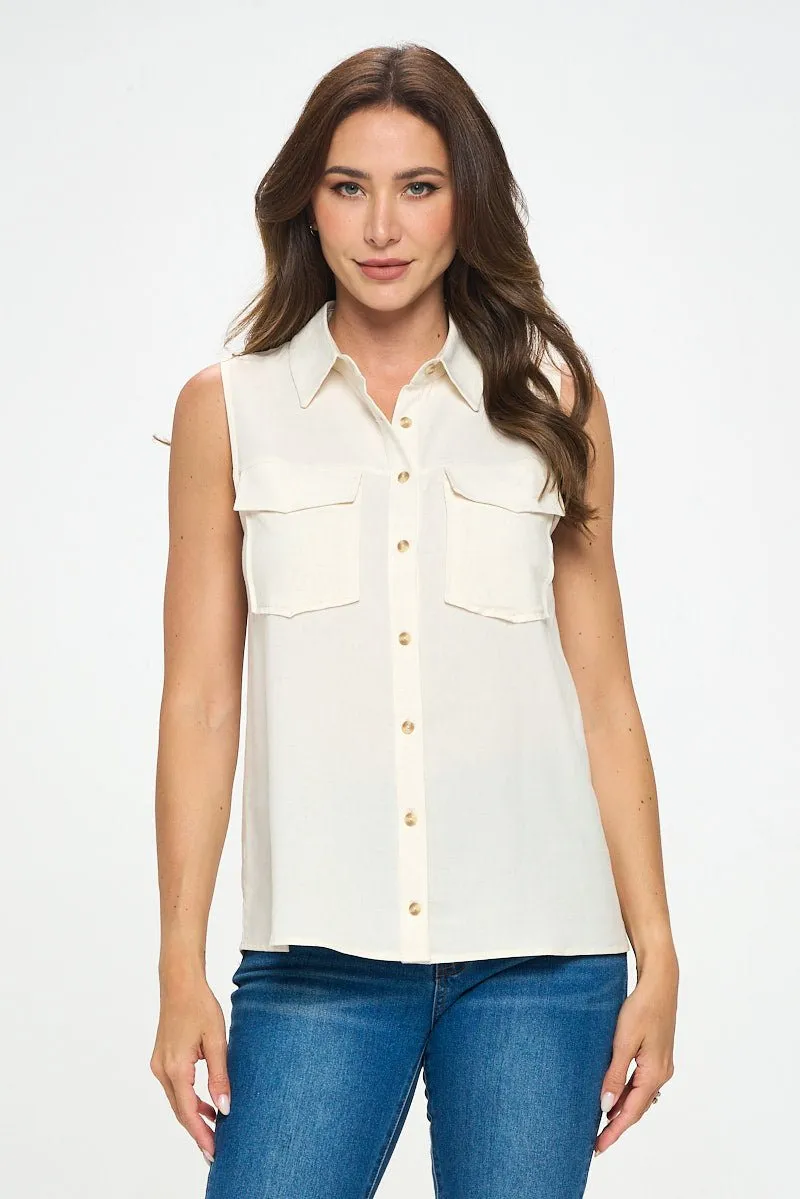 Shannon Sleeveless Shirt