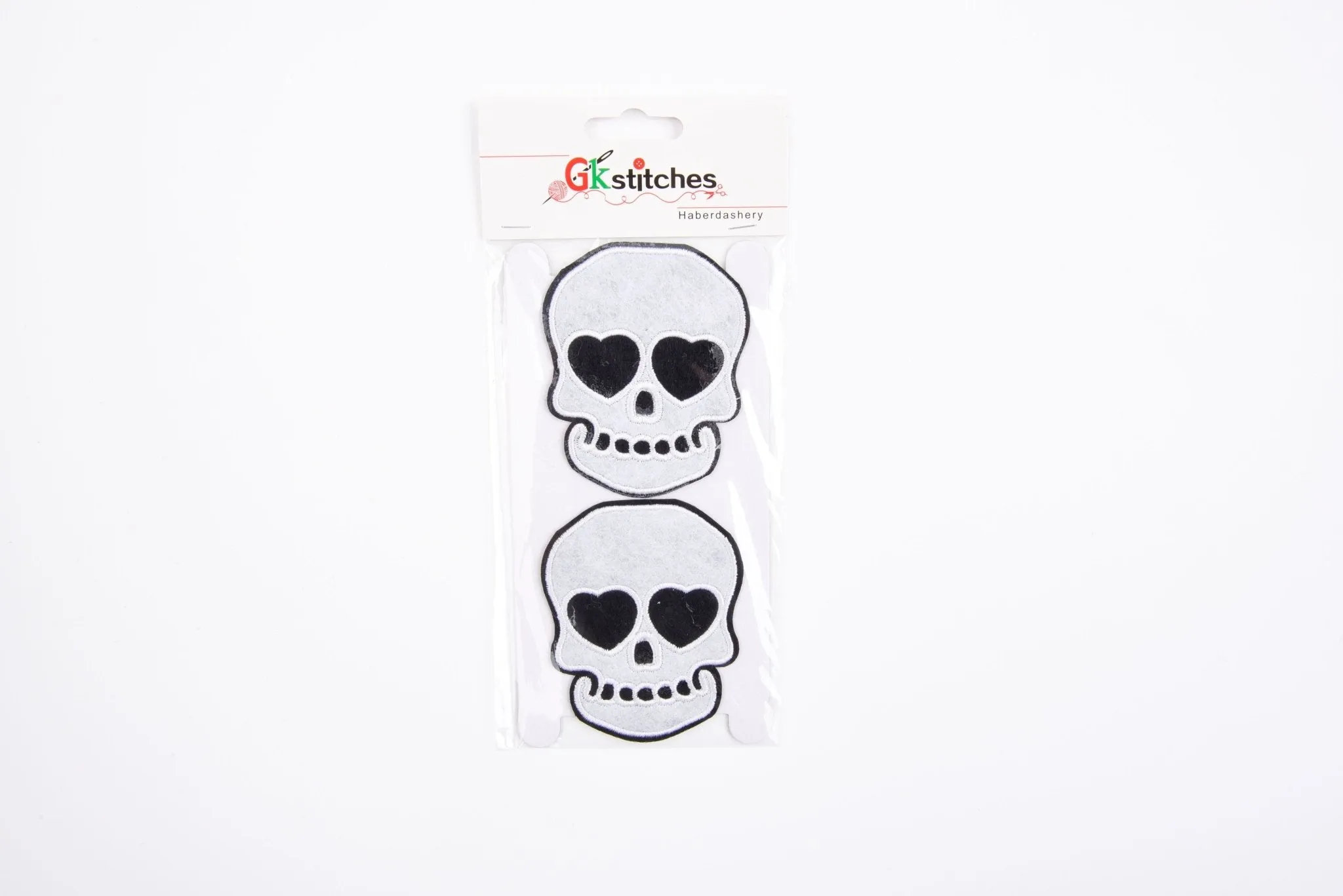 Skeleton High-quality Patch  (2 Pieces Pack)  Sew on,   Embroidered patches.