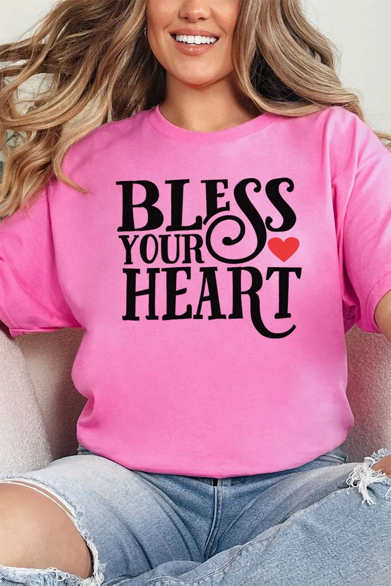 Swirl Bless Your Heart Short Sleeve Relaxed Fit T-Shirt