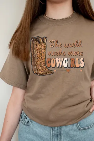 The World Needs More Cowgirls Short Sleeve Relaxed Fit T-Shirt