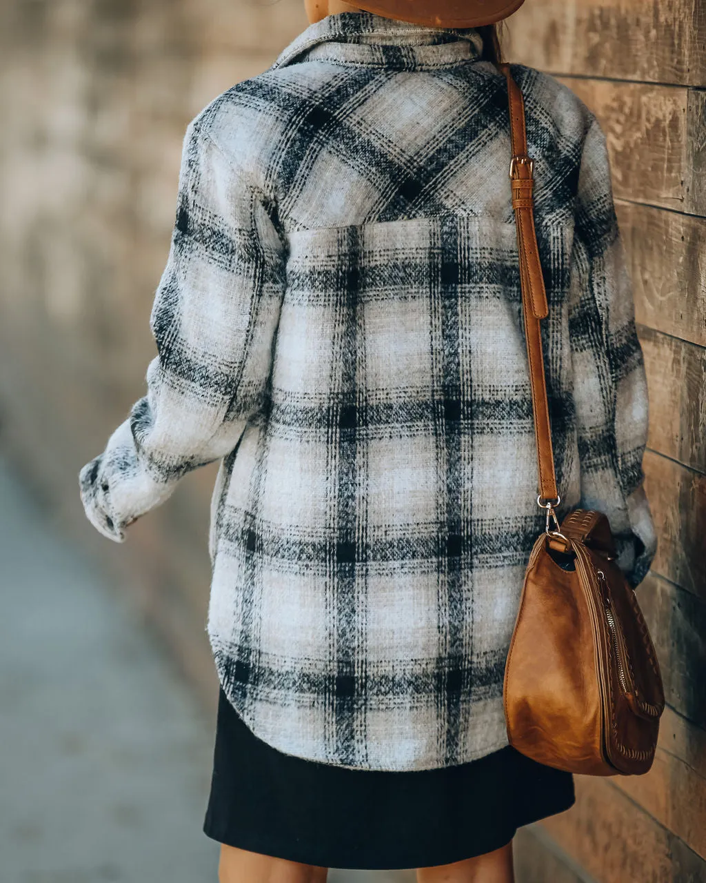 Toleet-Winter and Autumn Outfits Christmas/Thanksgiving_Chandra Plaid Shacket with Pockets