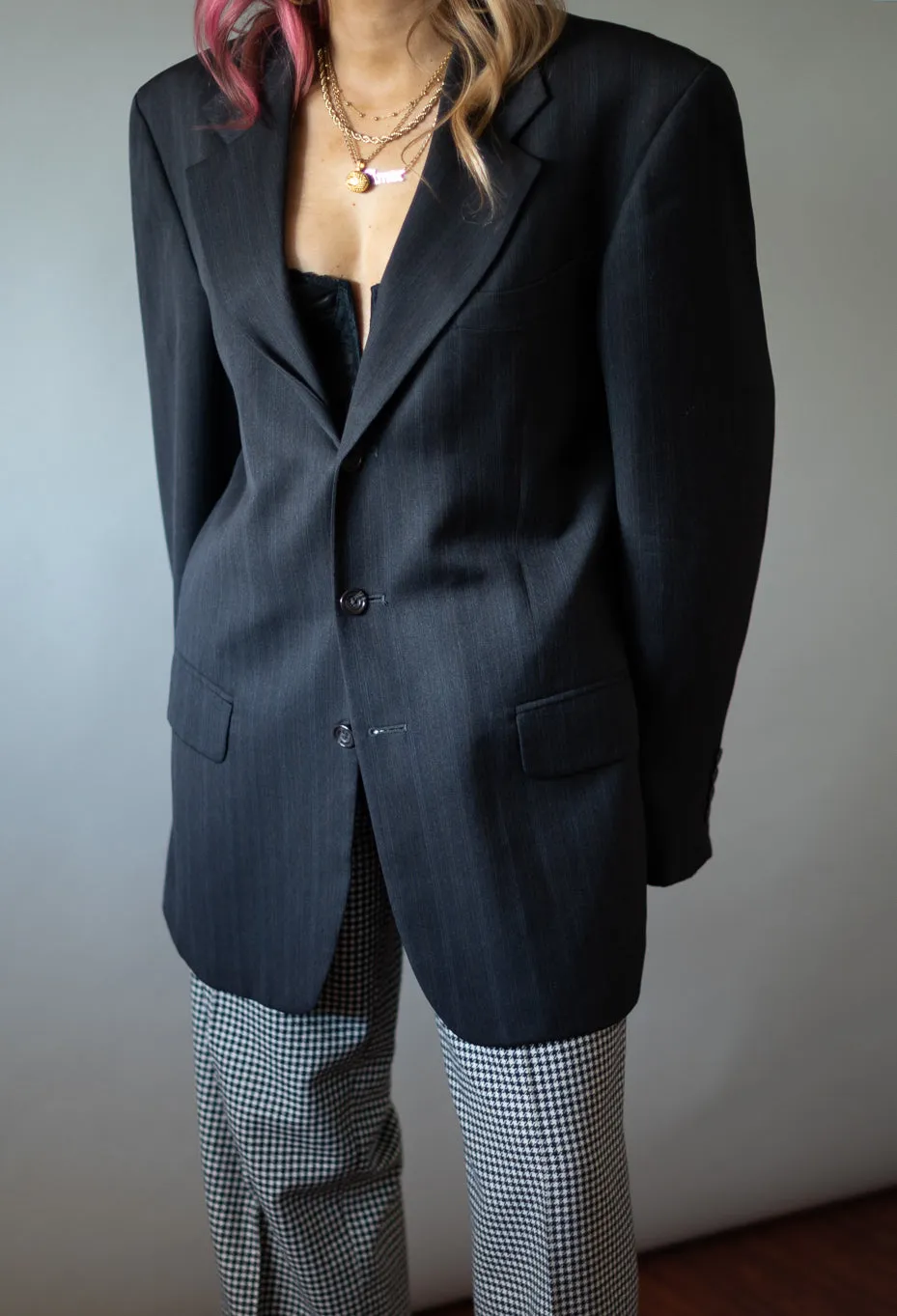 Vintage Oscar De La Renta Wool Blazer (41R)