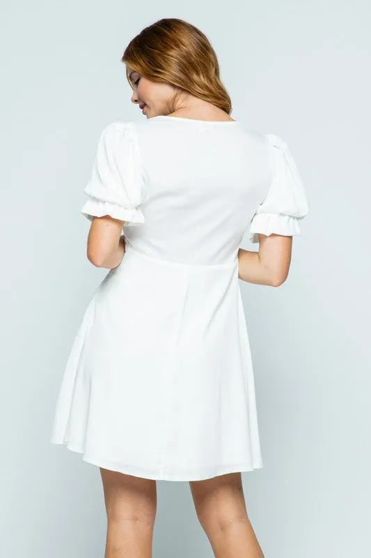 White Casual Dress