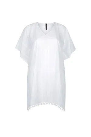 White Cotton Kaftan