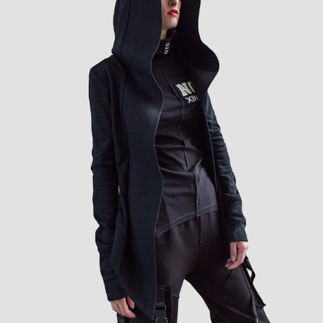 WLS Dark Irregular Witch Cloak Cardigan Jacket