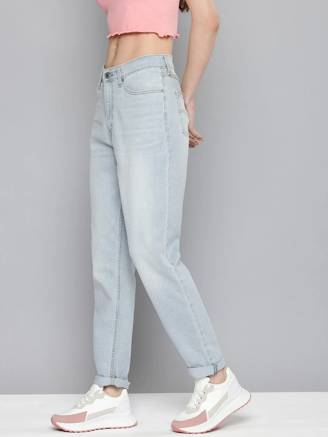 Women's High Rise 80's New Mom Jeans