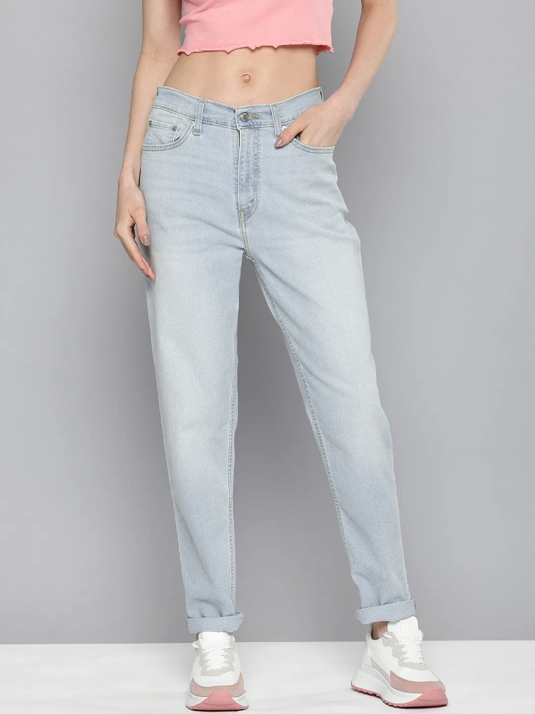 Women's High Rise 80's New Mom Jeans