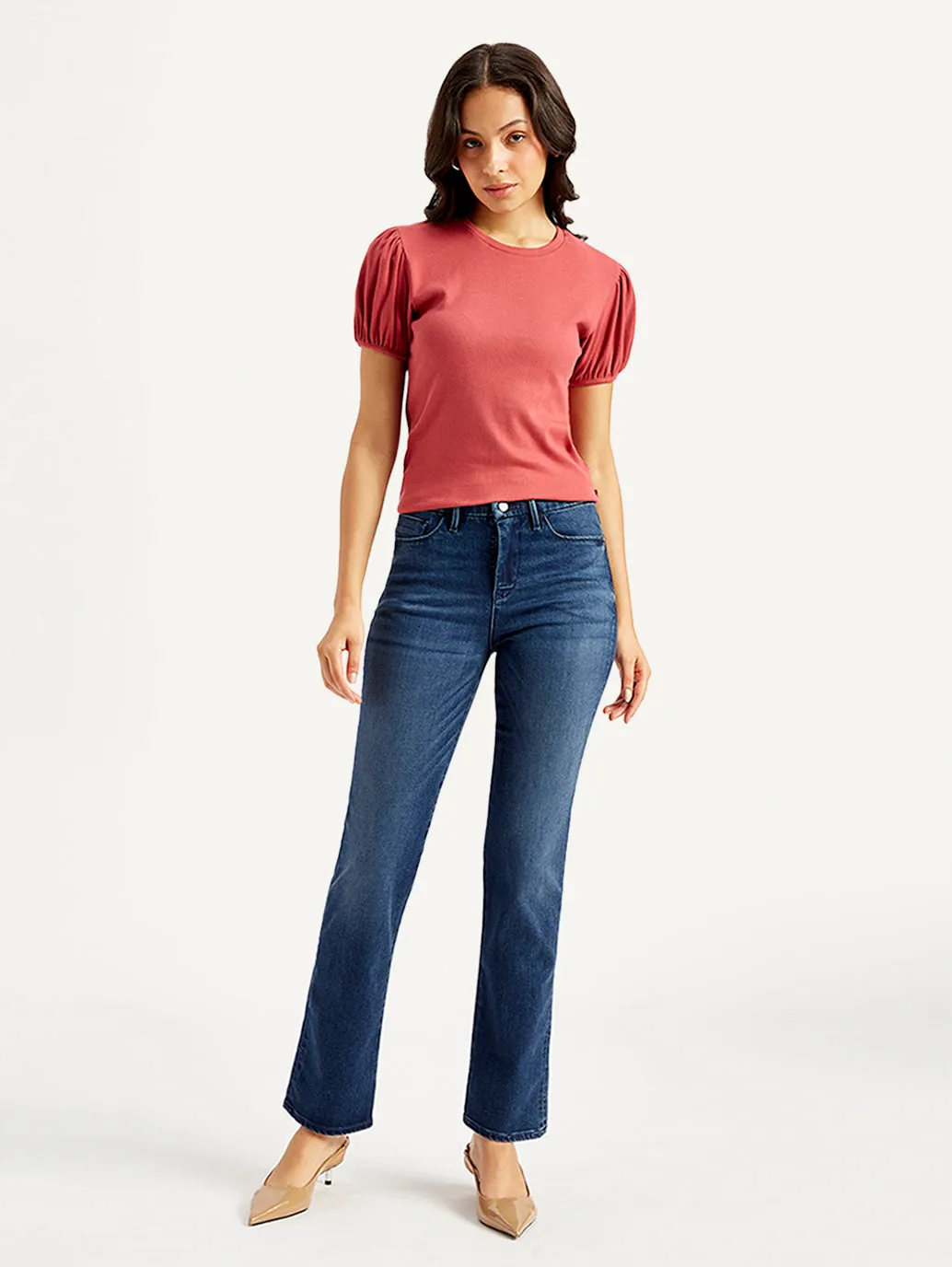 Women's Mid Rise 314 Blue Jeans