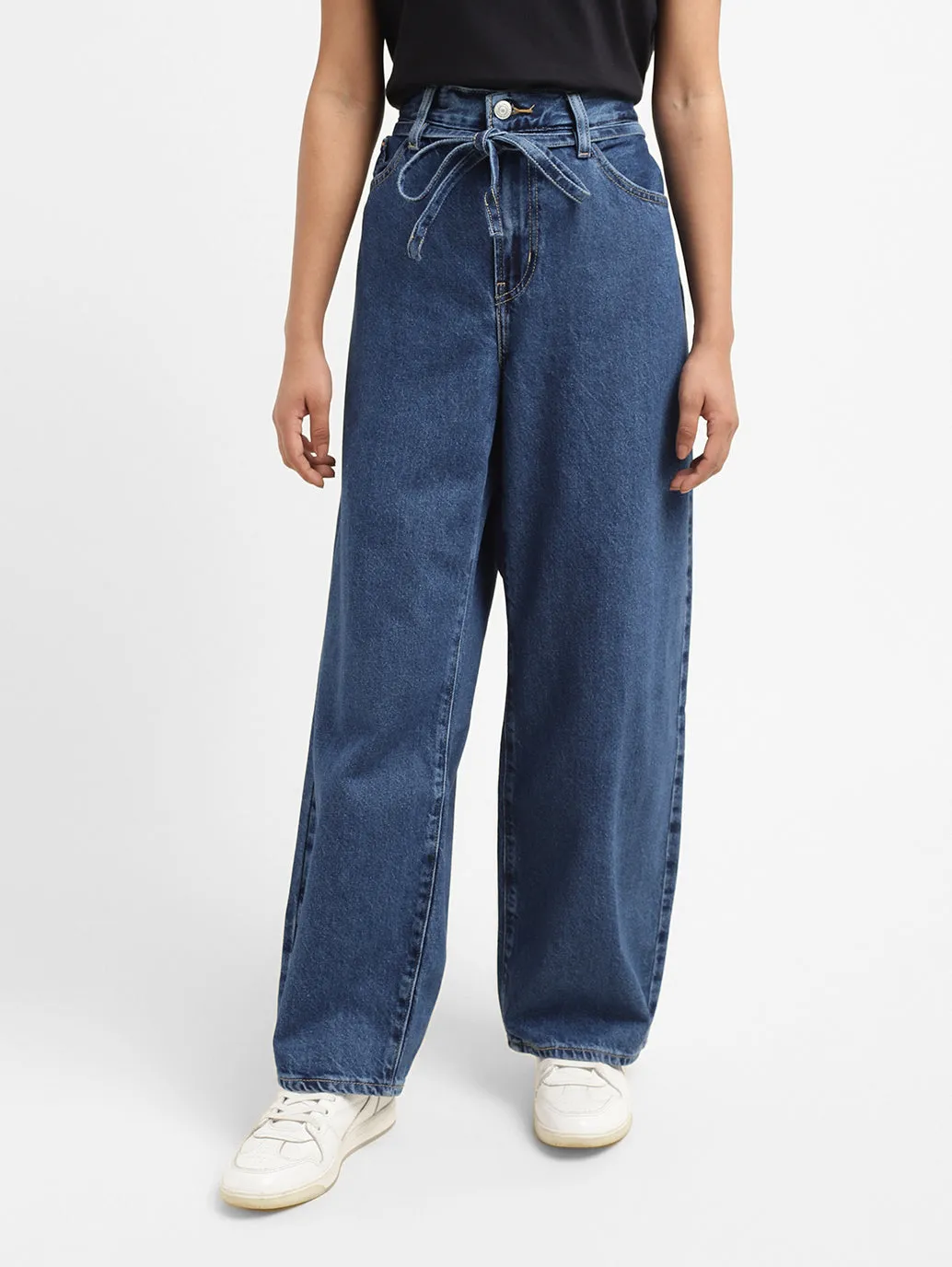 Women's Mid Rise Baggy Jeans