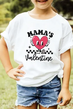 Youth Mama's Valentine Short Sleeve Relaxed Fit T-Shirt